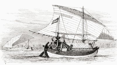 En Proa fra Makassar, Indonesien, fra 